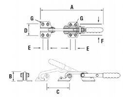 Stainless Steel Hook Clamps