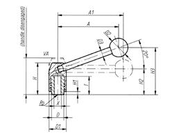 Internal Thread - 0 Degree Handle