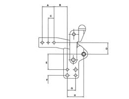 Straight Base Tapped Arm