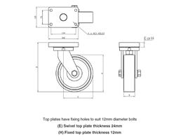 Steel 'V' Grooved