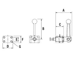 Cam Push Clamps