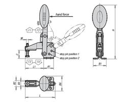 Vertical, Flanged Base