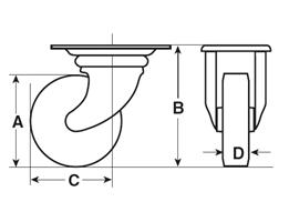 High Temperature Solid Phenolic Wheel