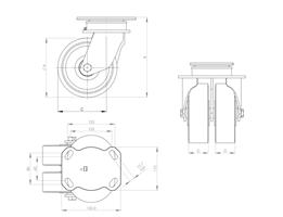 Swivel Castor