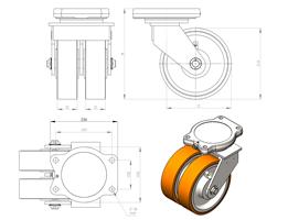 Swivel Castor