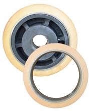 Polyurethane Press-On-Band Wheels